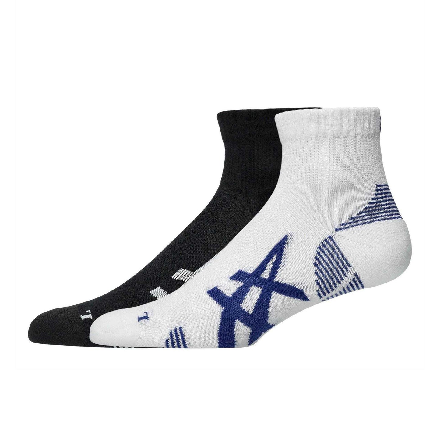 Black - Back - Asics Unisex Adult Ankle Socks (Pack of 2)