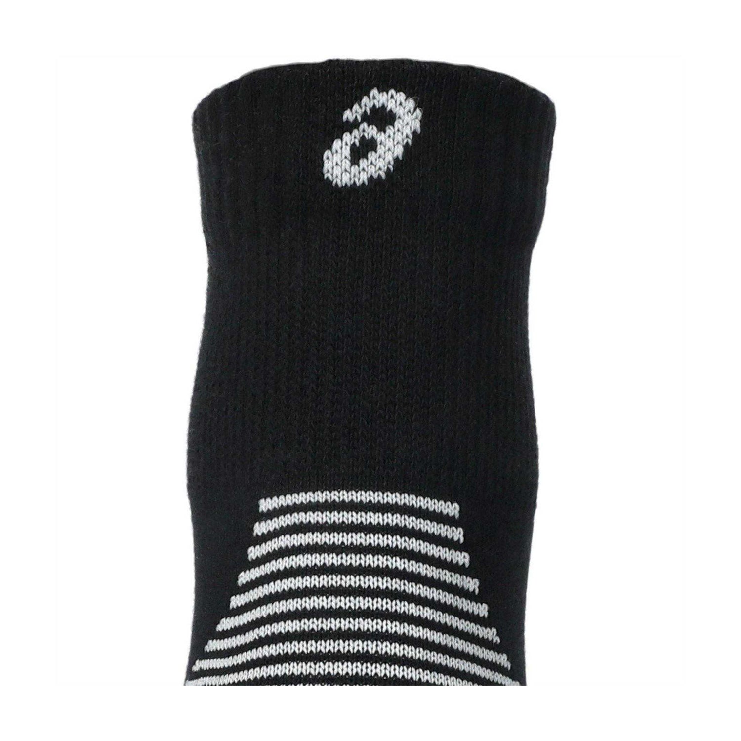 Black - Side - Asics Unisex Adult Ankle Socks (Pack of 2)