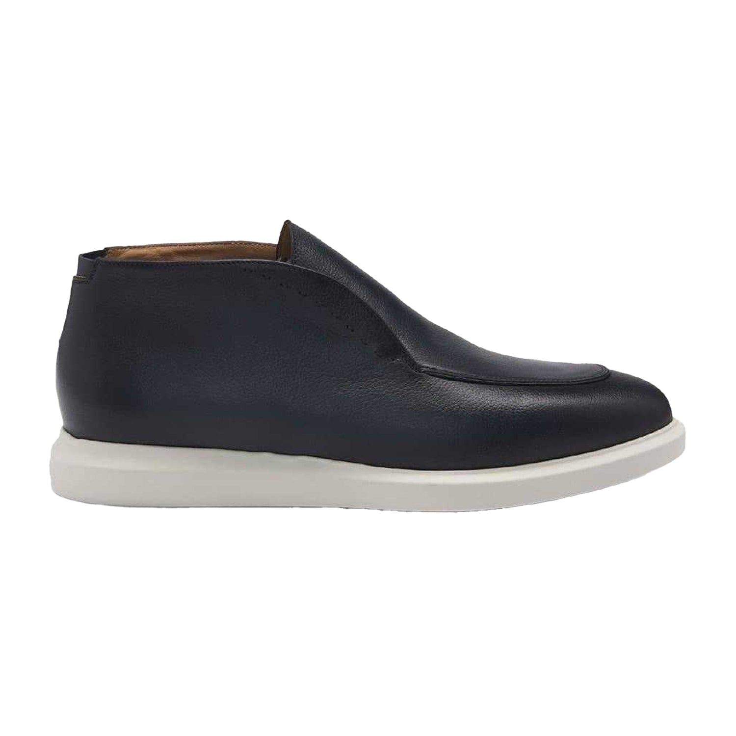 Blue - Front - Boss Mens Randy Desb Bupr Leather Flat Shoes