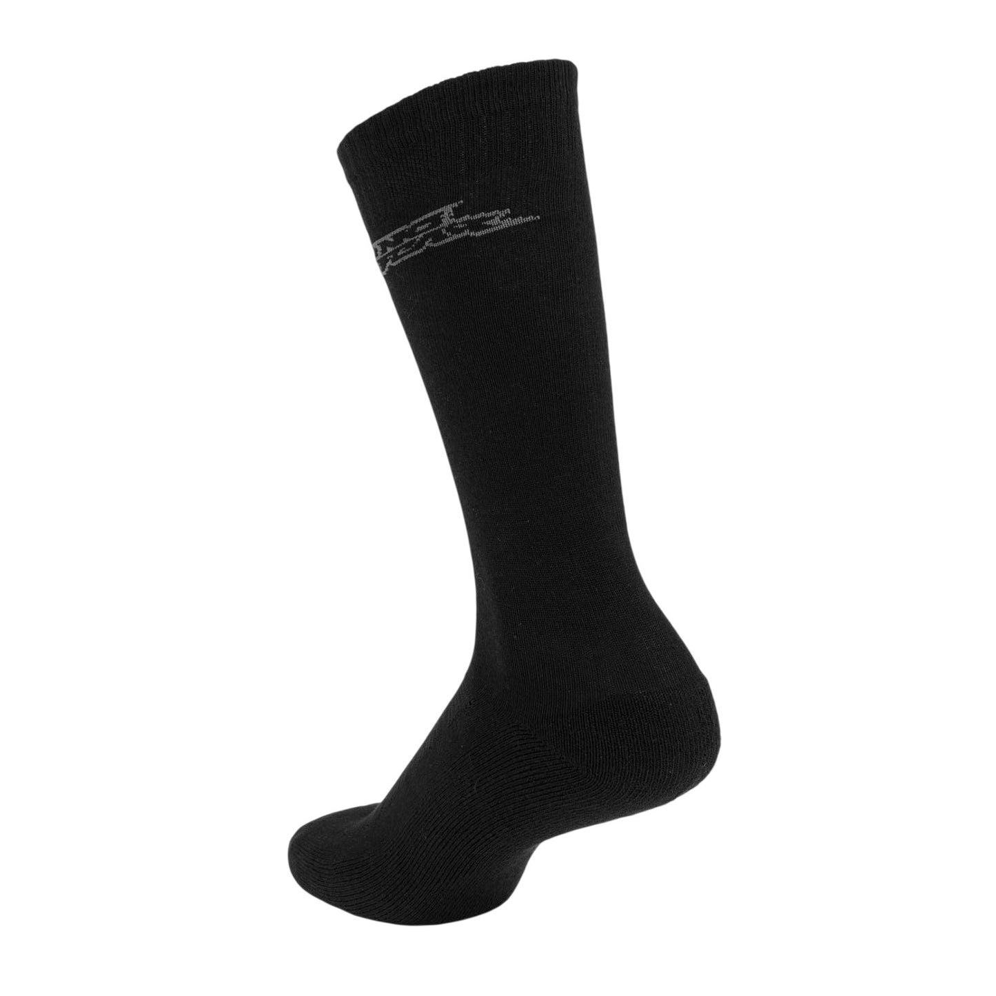 Black - Back - No Fear Mens Crew Socks (Pack of 3)