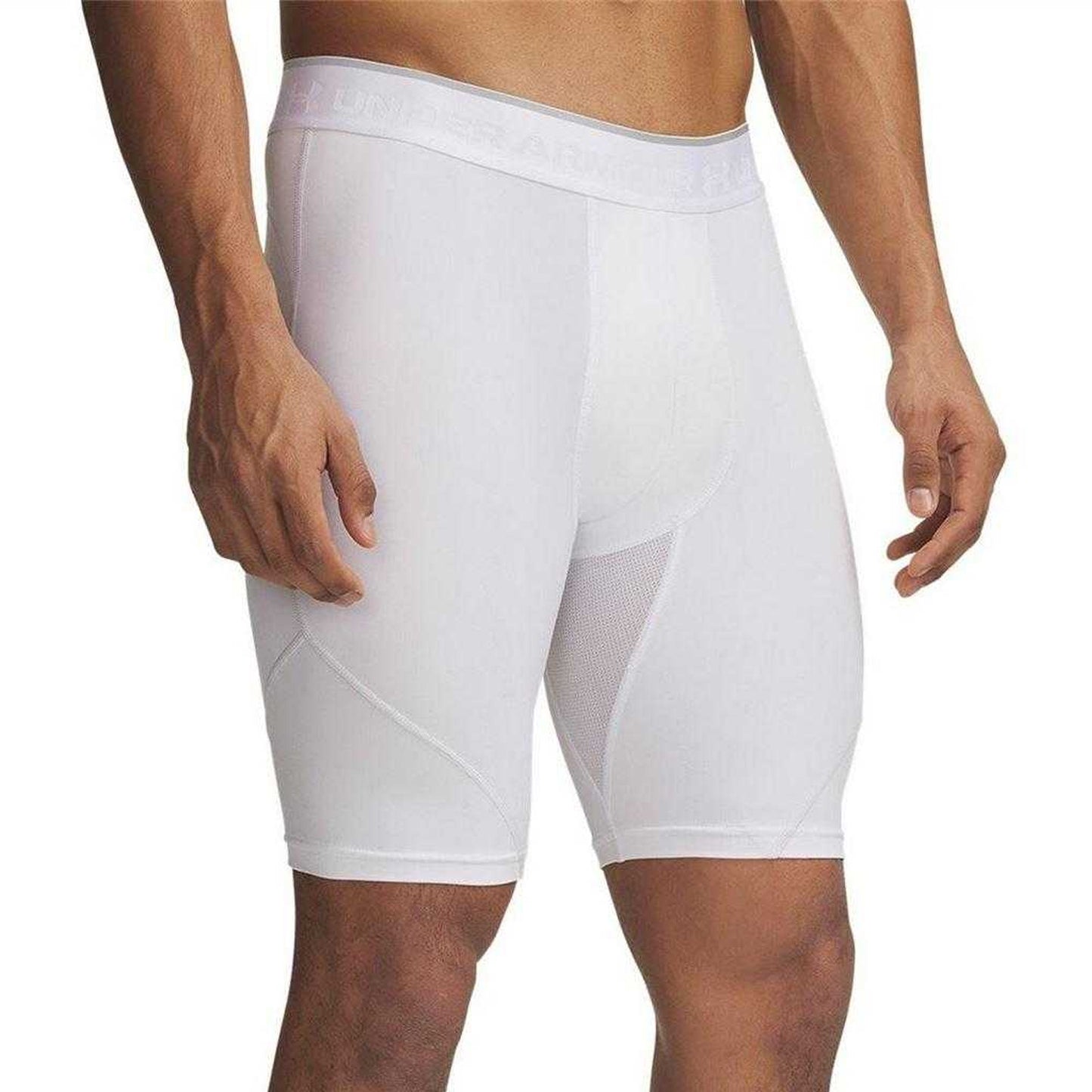 White - Front - Under Armour Mens Shorts