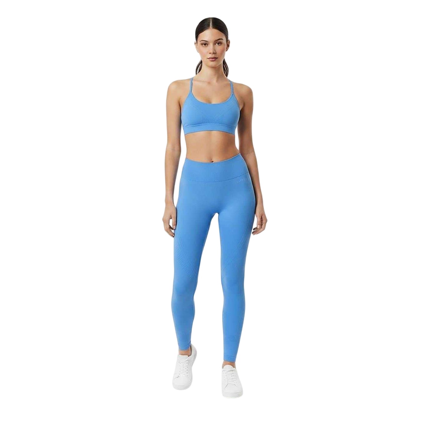 Bluebell - Side - USA Pro Womens-Ladies Seamless High Rise Leggings