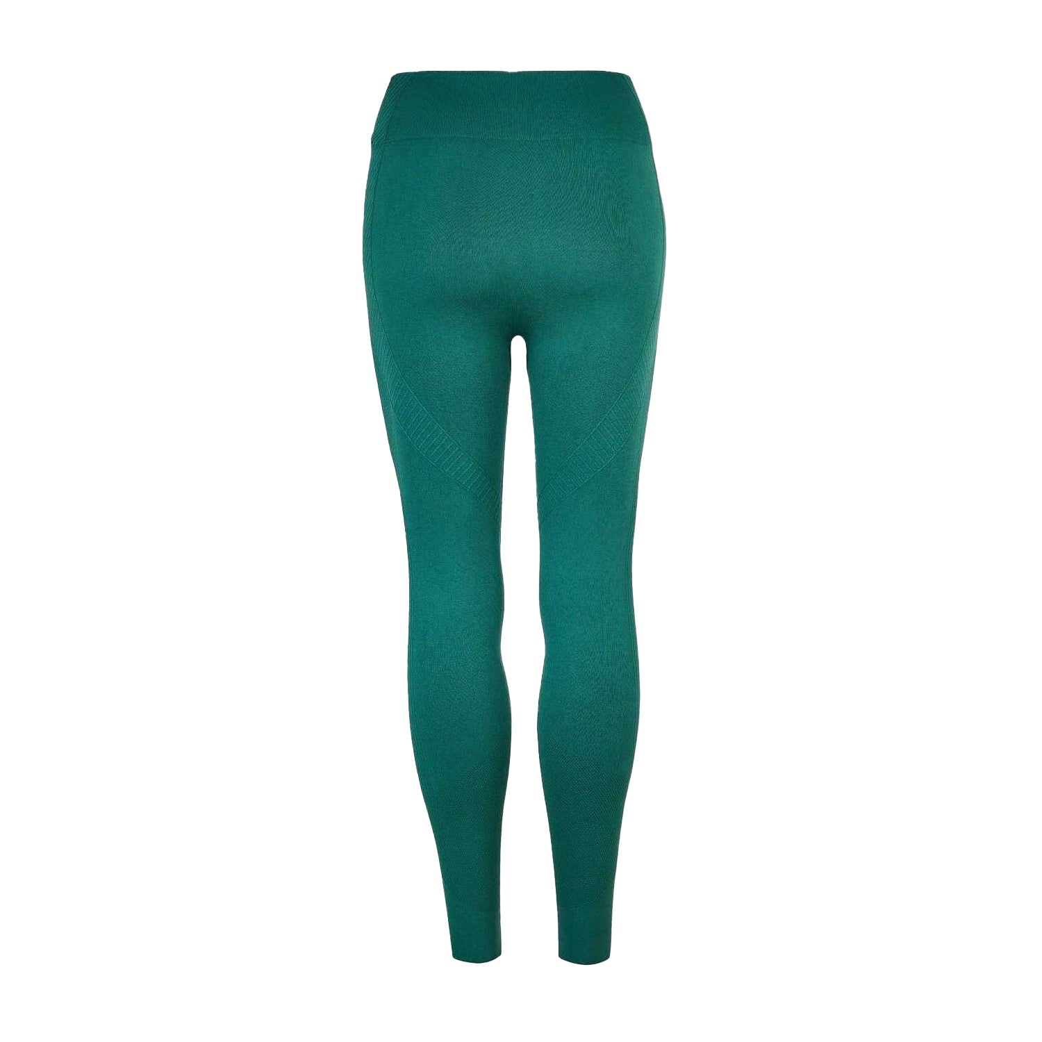 Forest Green - Back - USA Pro Womens-Ladies Seamless High Rise Leggings