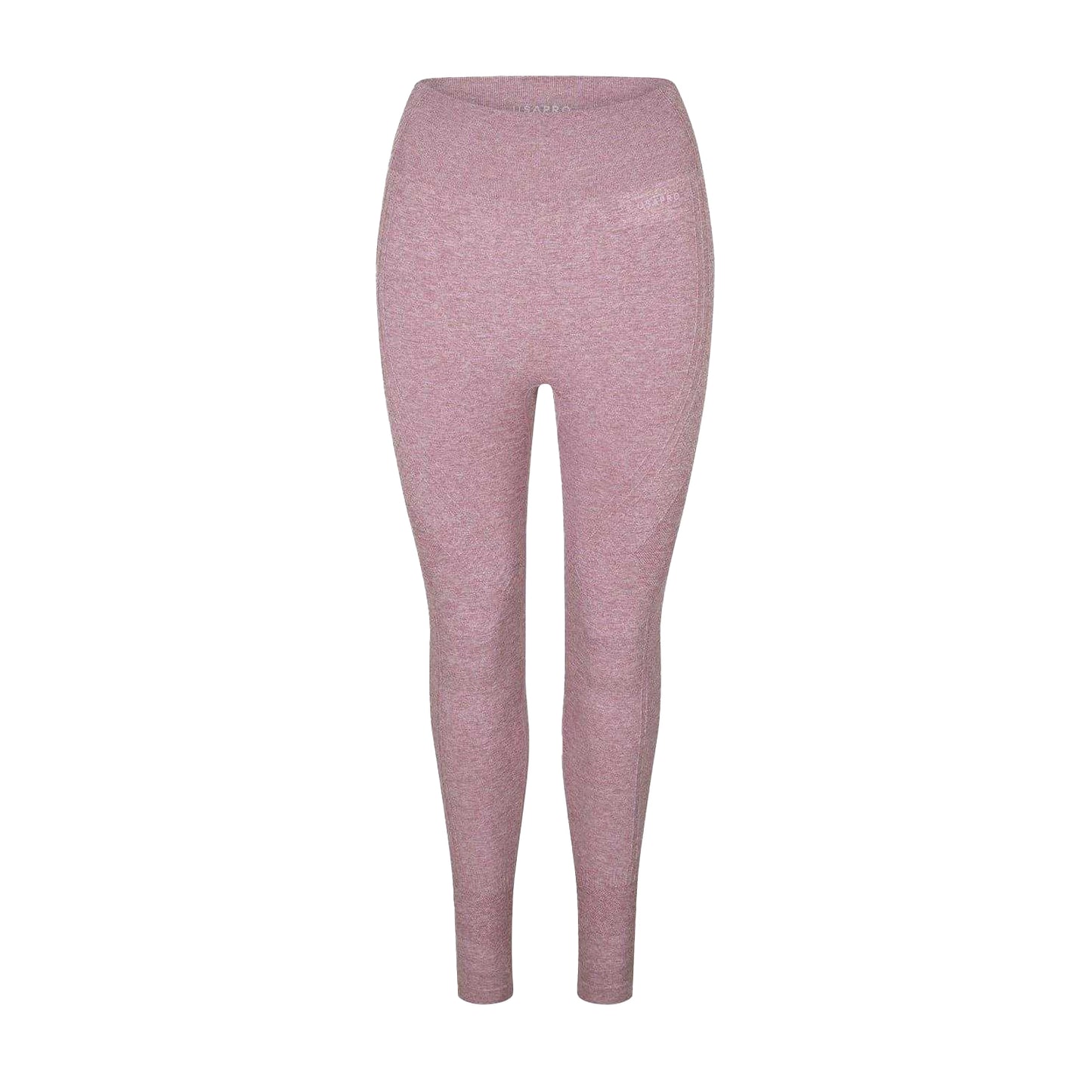 Light Pink - Front - USA Pro Womens-Ladies Seamless High Rise Leggings