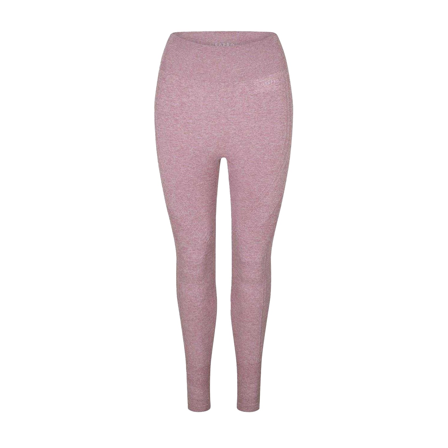 Light Pink - Front - USA Pro Womens-Ladies Seamless High Rise Leggings