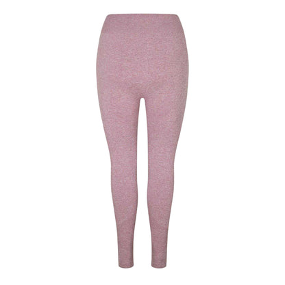 Light Pink - Back - USA Pro Womens-Ladies Seamless High Rise Leggings