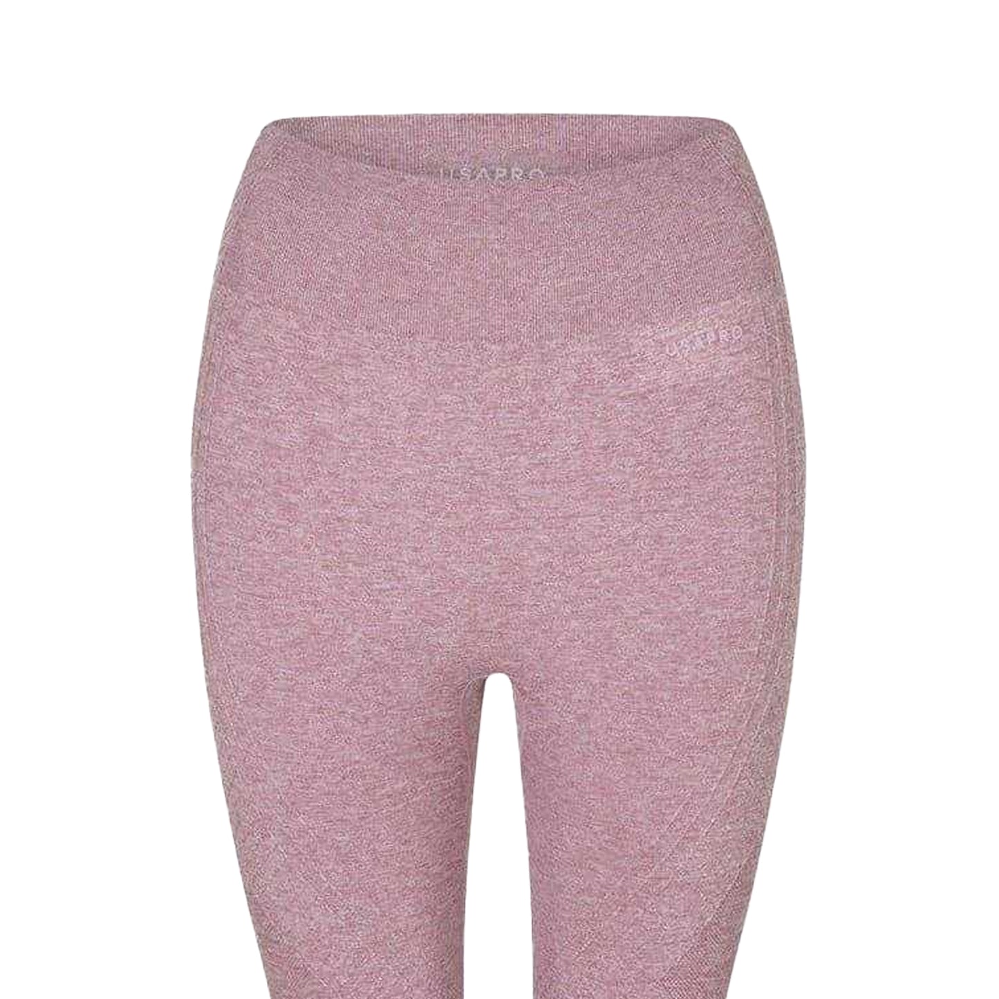 Light Pink - Side - USA Pro Womens-Ladies Seamless High Rise Leggings