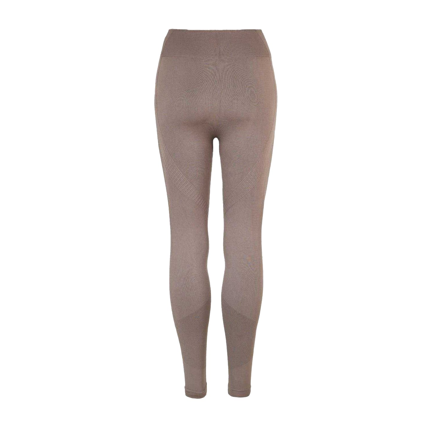 Mocha - Back - USA Pro Womens-Ladies Seamless High Rise Leggings