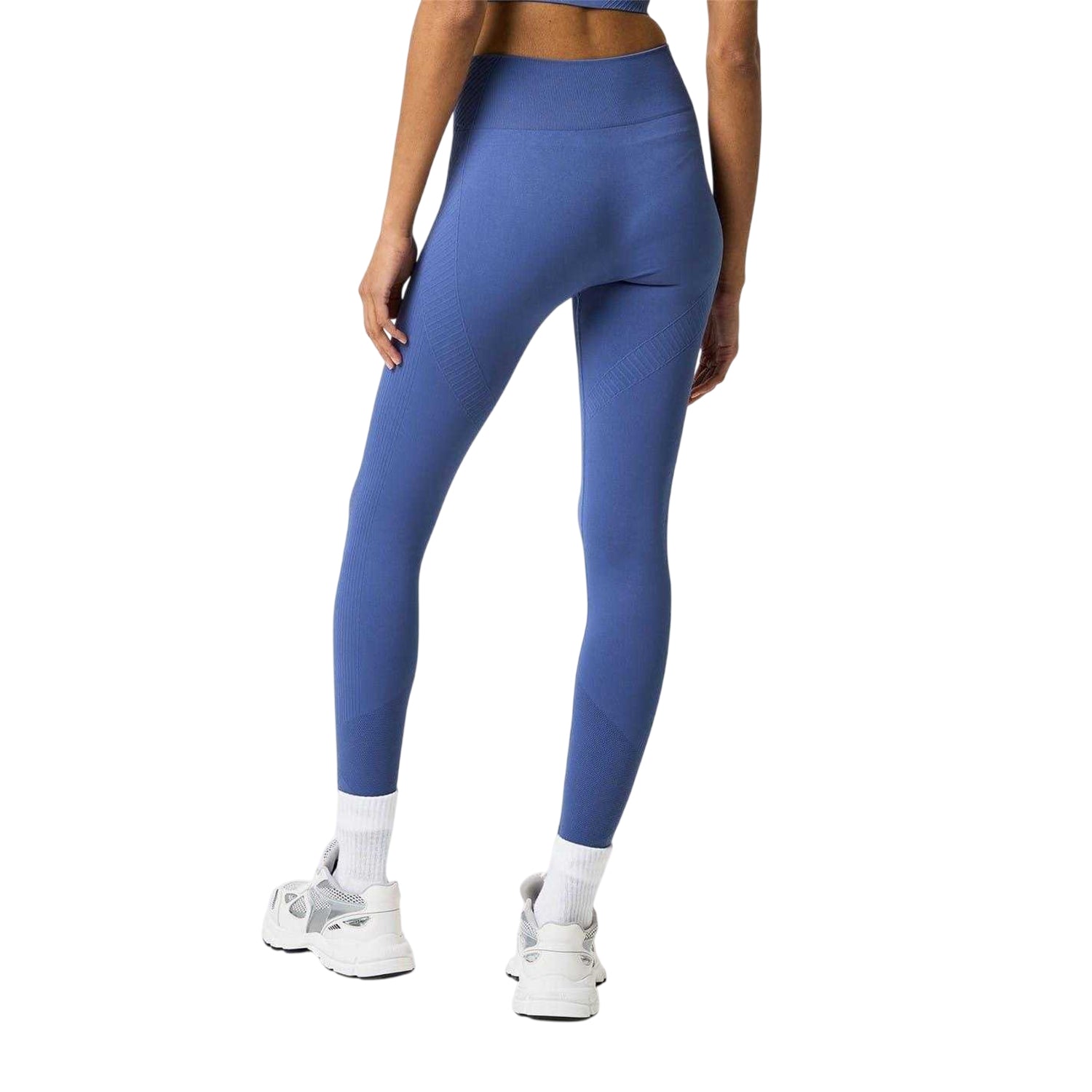 Bijou Blue - Back - USA Pro Womens-Ladies Seamless High Rise Leggings