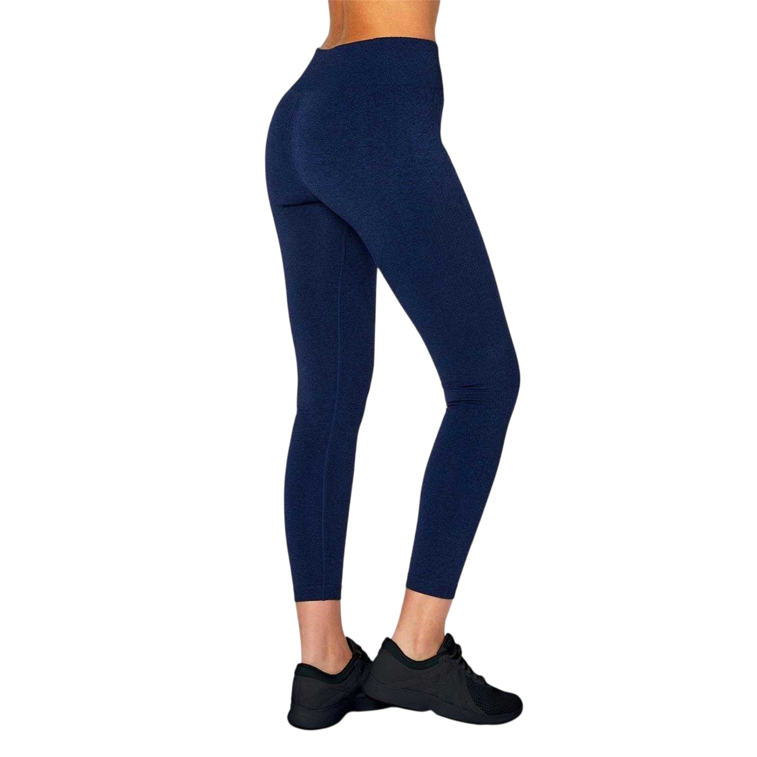 Navy - Back - USA Pro Womens-Ladies Seamless High Rise Leggings