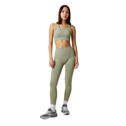 Tea - Side - USA Pro Womens-Ladies Seamless High Rise Leggings
