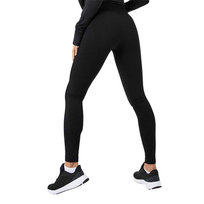 Black - Back - USA Pro Womens-Ladies Seamless High Rise Leggings
