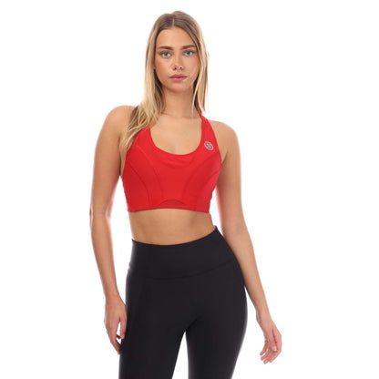 Red - Front - Skins Womens-Ladies Series-3 Hi-Impact Sports Bra