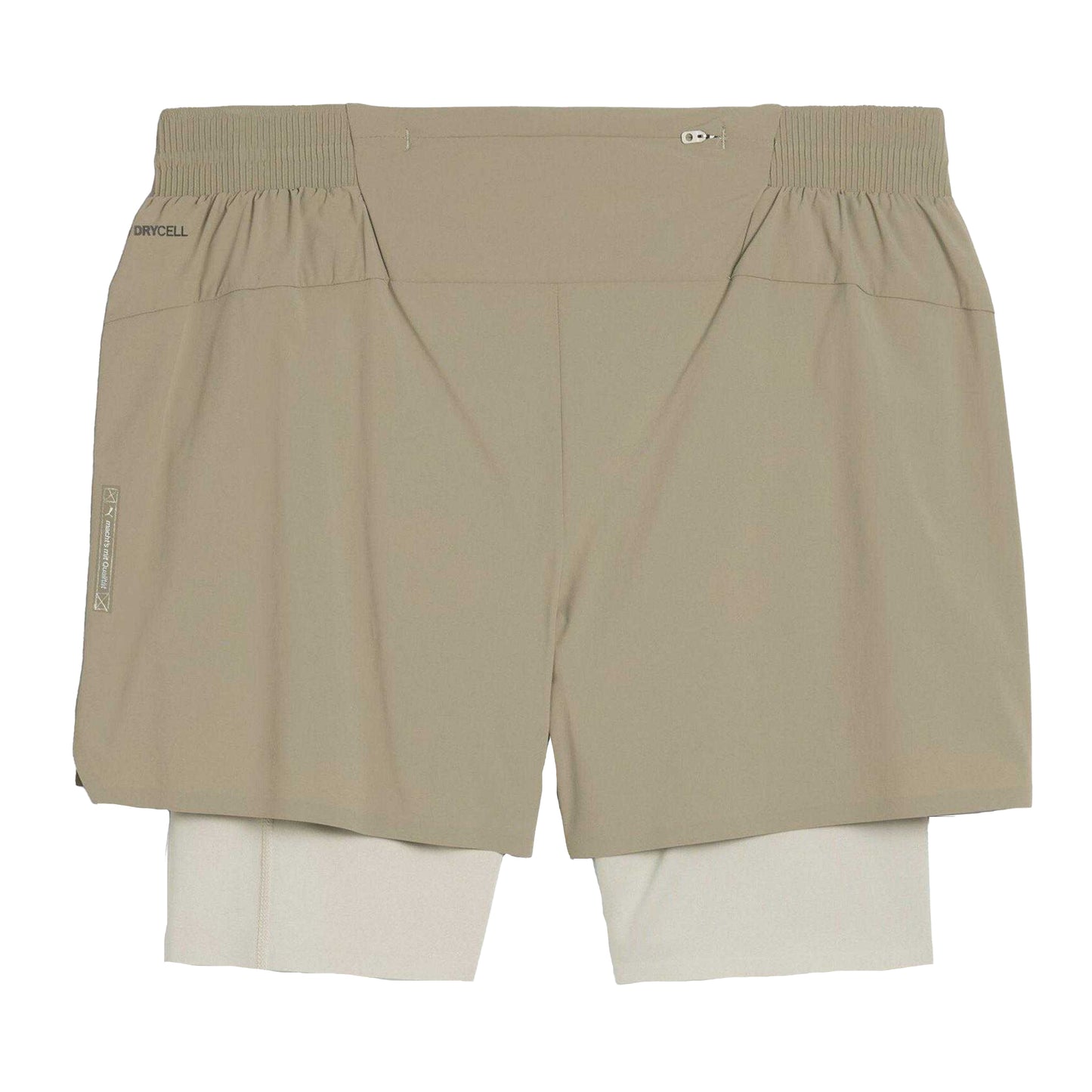 Moss Green - Back - Puma Mens Drycell Running Shorts