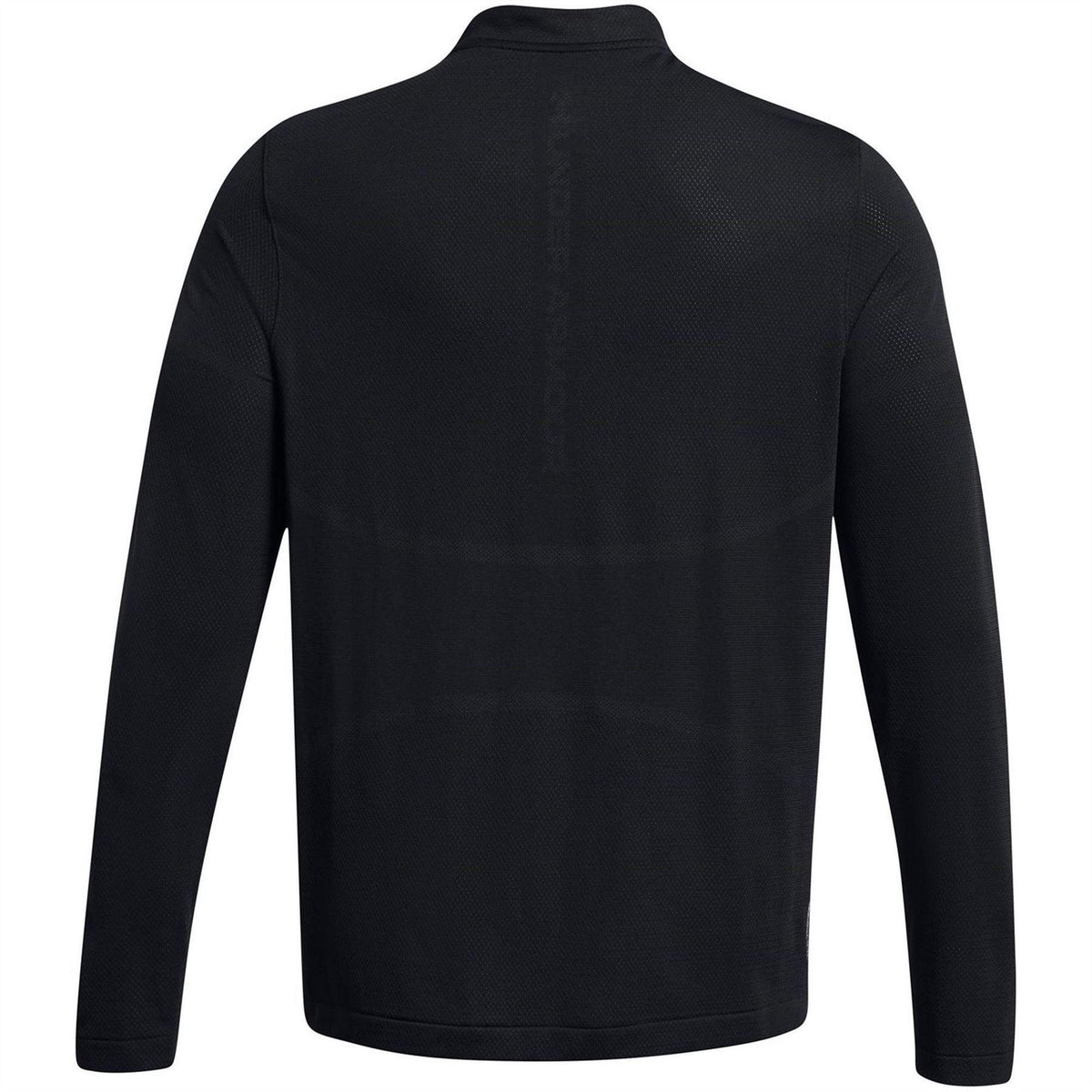 Black - Back - Under Armour Mens Rush Long-Sleeved Technical Top