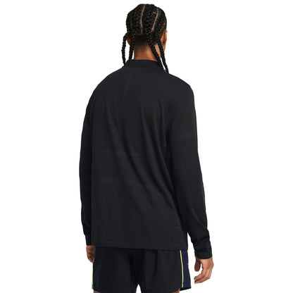 Black - Lifestyle - Under Armour Mens Rush Long-Sleeved Technical Top