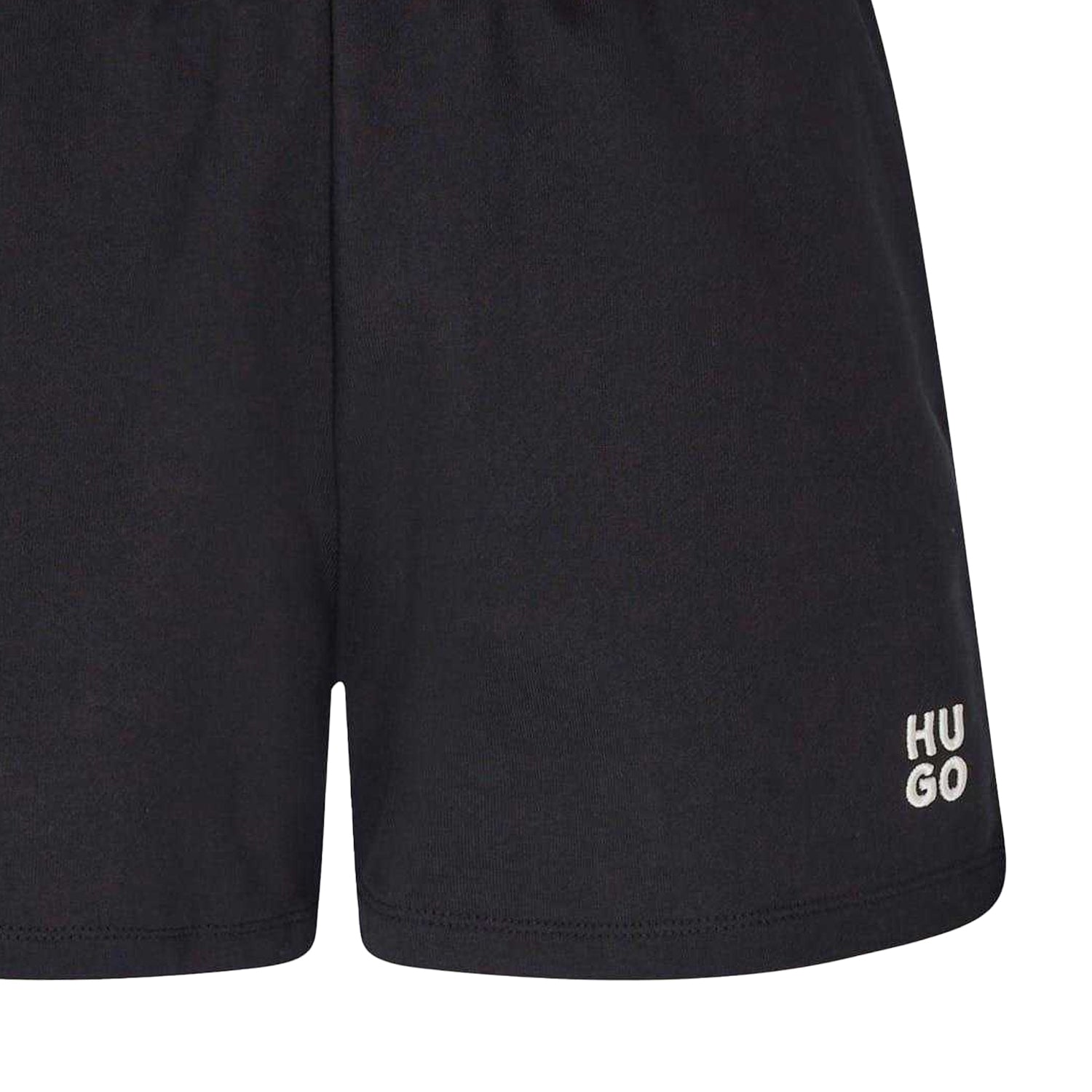 Black - Back - Hugo Womens-Ladies Ninosta Sweat Shorts