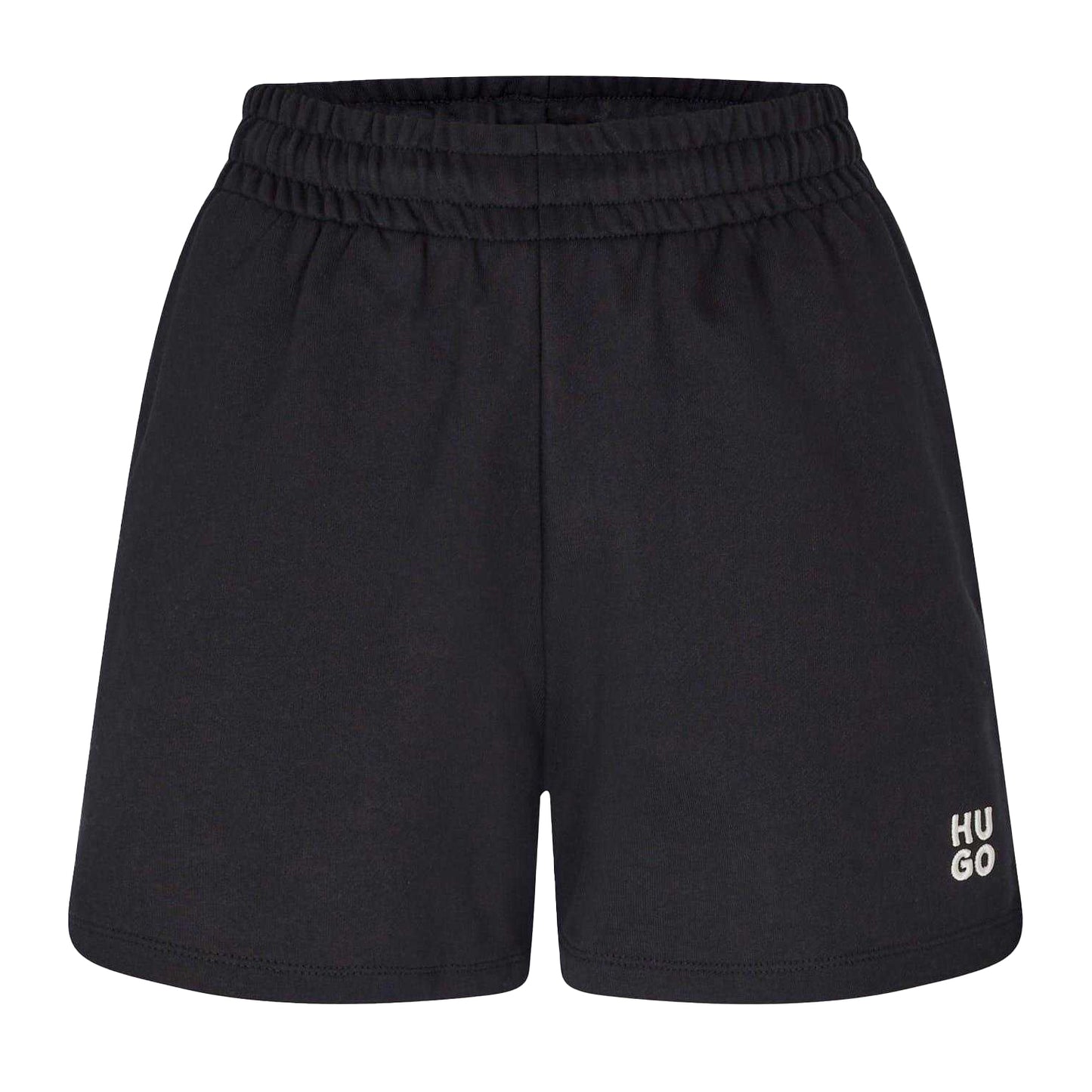 Black - Front - Hugo Womens-Ladies Ninosta Sweat Shorts