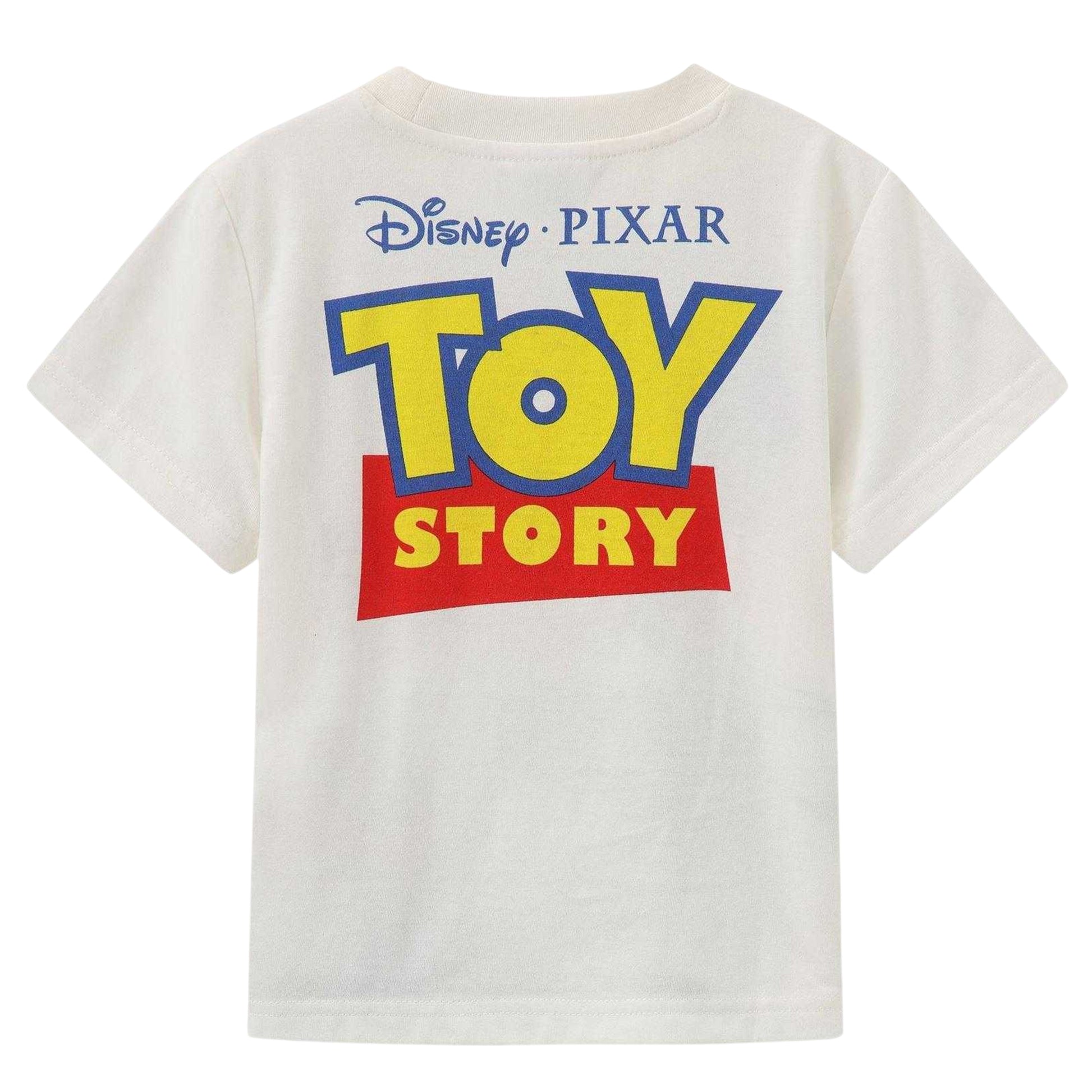 White-Multicoloured - Back - Toy Story Baby Character T-Shirt
