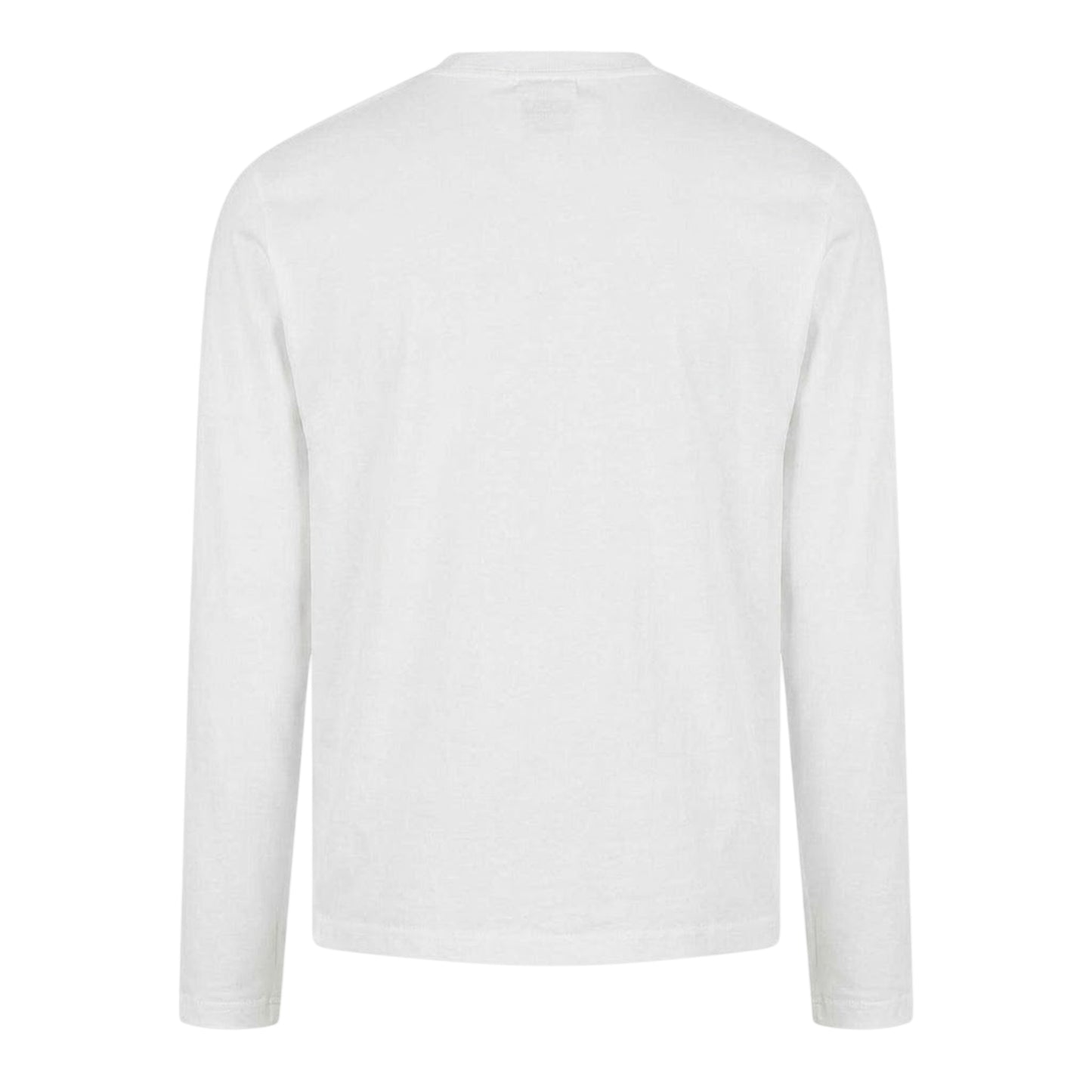 White - Back - Off White Mens Logo Long-Sleeved T-Shirt
