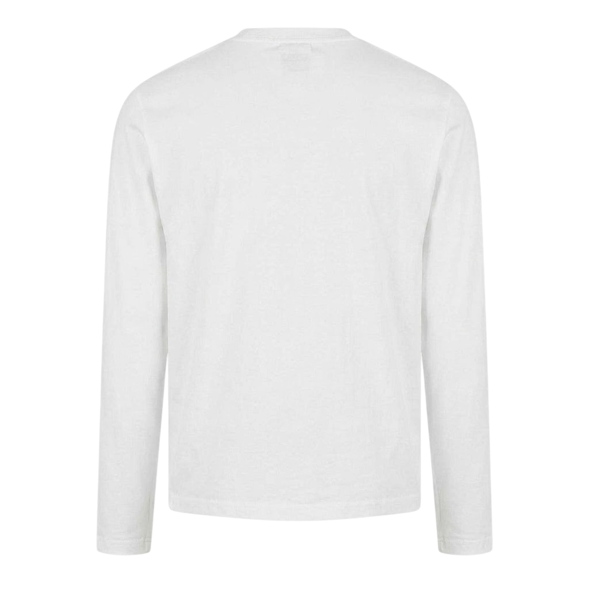 White - Back - Off White Mens Logo Long-Sleeved T-Shirt