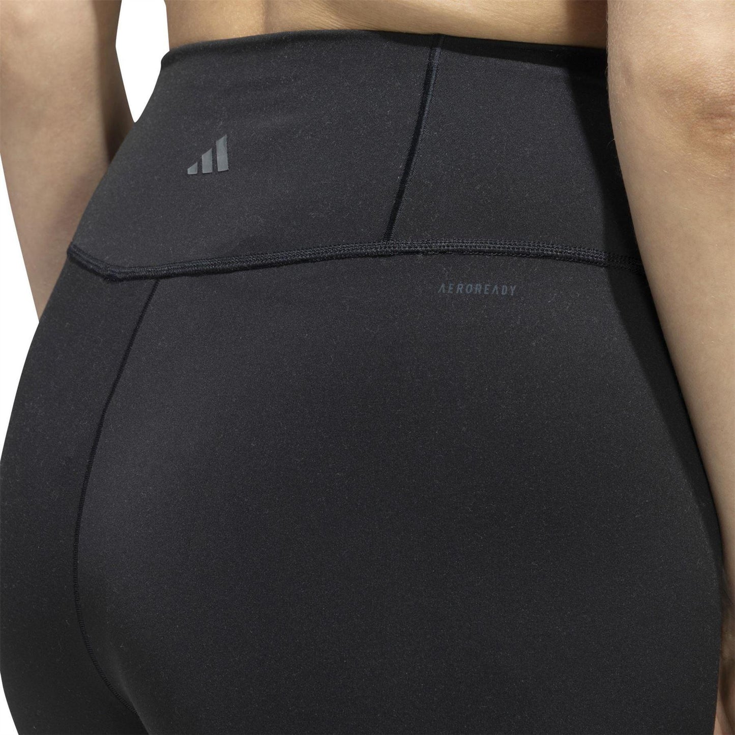 Black - Lifestyle - Adidas Womens-Ladies All Me Lightweight 7-8 Leggings