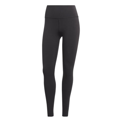 Black - Front - Adidas Womens-Ladies All Me Lightweight 7-8 Leggings