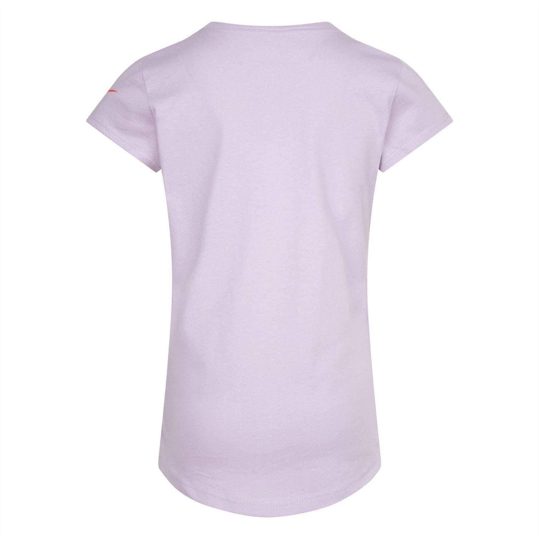 Purple - Back - Nike Girls Daze Pill Swoosh T-Shirt