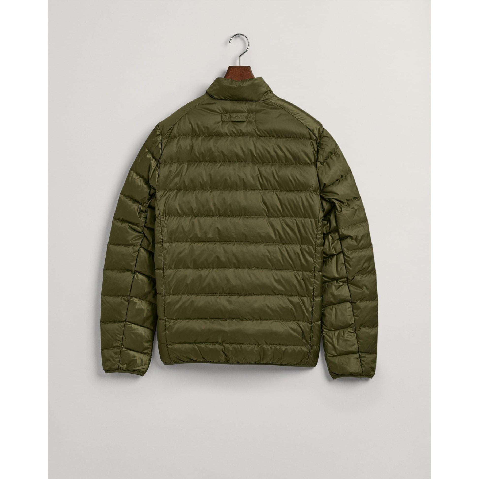 Green - Close up - Gant Mens Lightweight Down Jacket