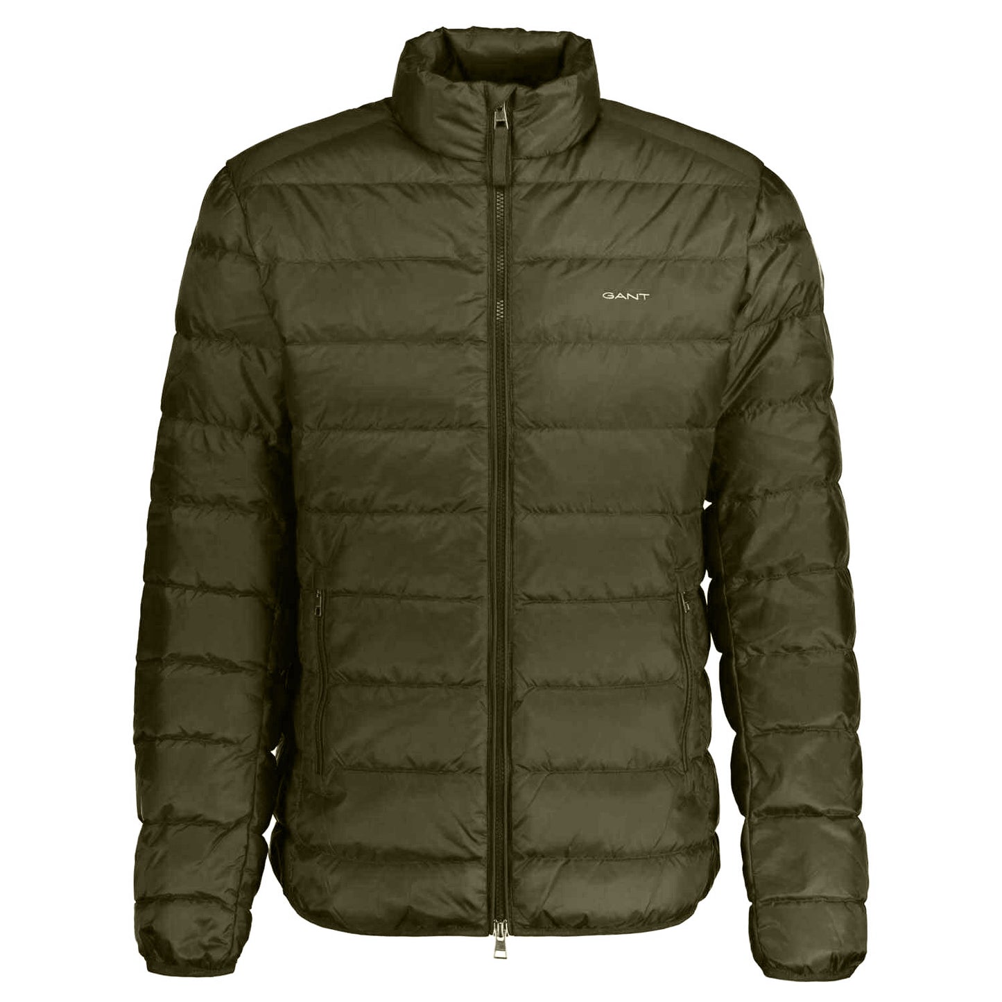 Green - Front - Gant Mens Lightweight Down Jacket