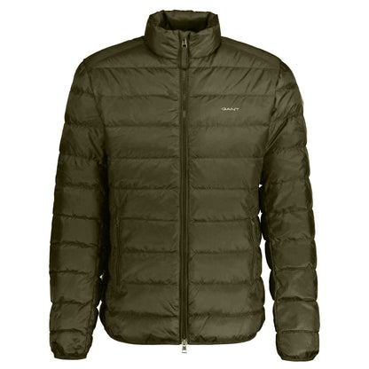 Green - Front - Gant Mens Lightweight Down Jacket