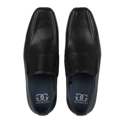 Black - Lifestyle - Giorgio Mens Bourne Leather Loafers