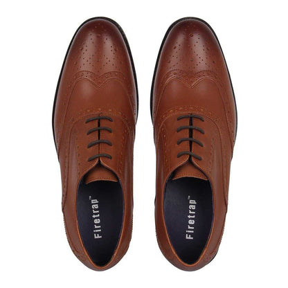 Tan - Lifestyle - Firetrap Mens Spencer Leather Shoes