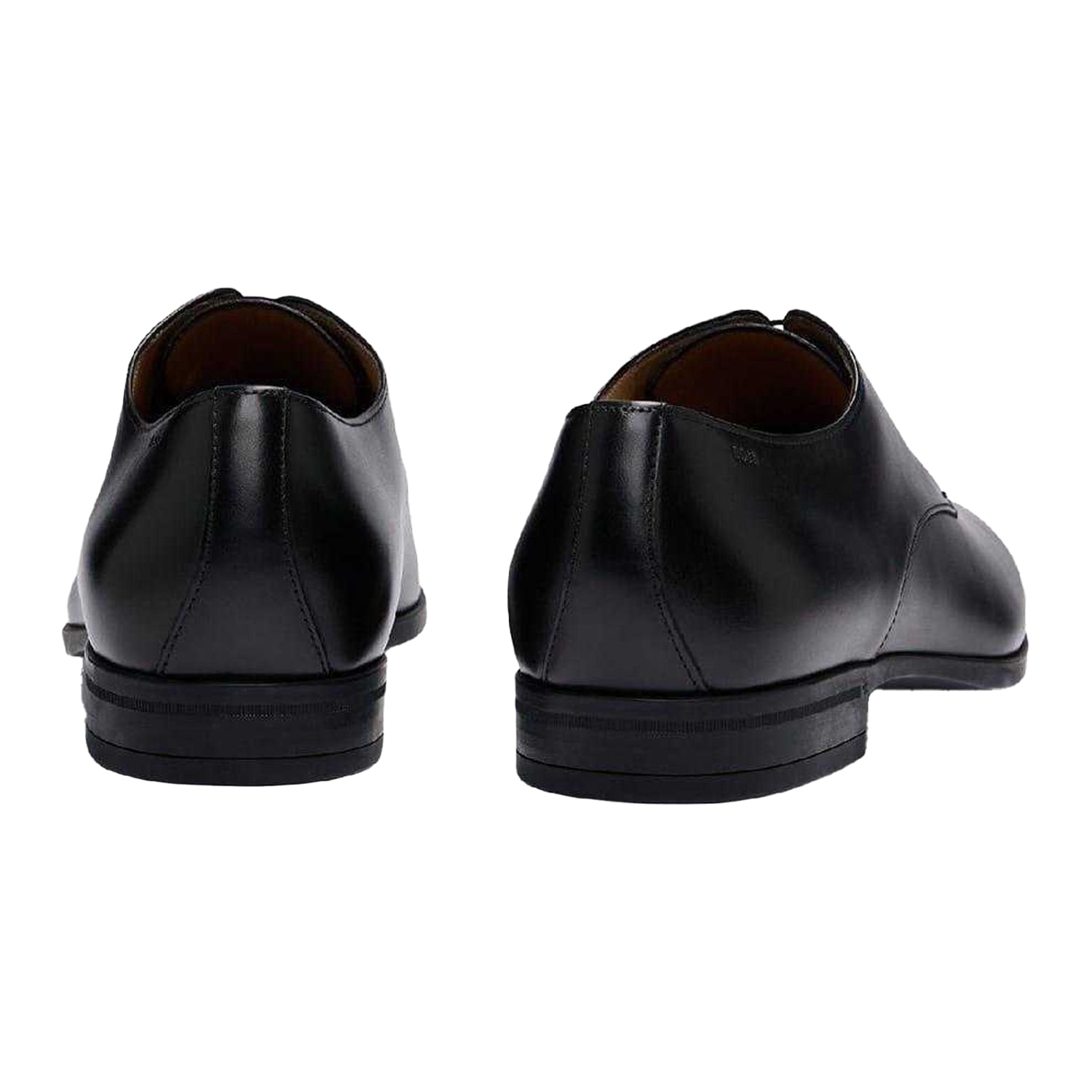Black - Back - Boss Mens Kensington Leather Derby Shoes
