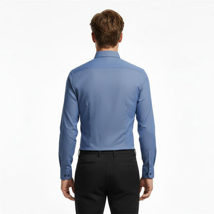 Blue - Lifestyle - Boss Mens Hank S Kent Collar Formal Shirt