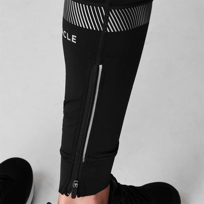 Black - Pack Shot - Pinnacle Womens-Ladies Snug Fit Cycling Bib Tights