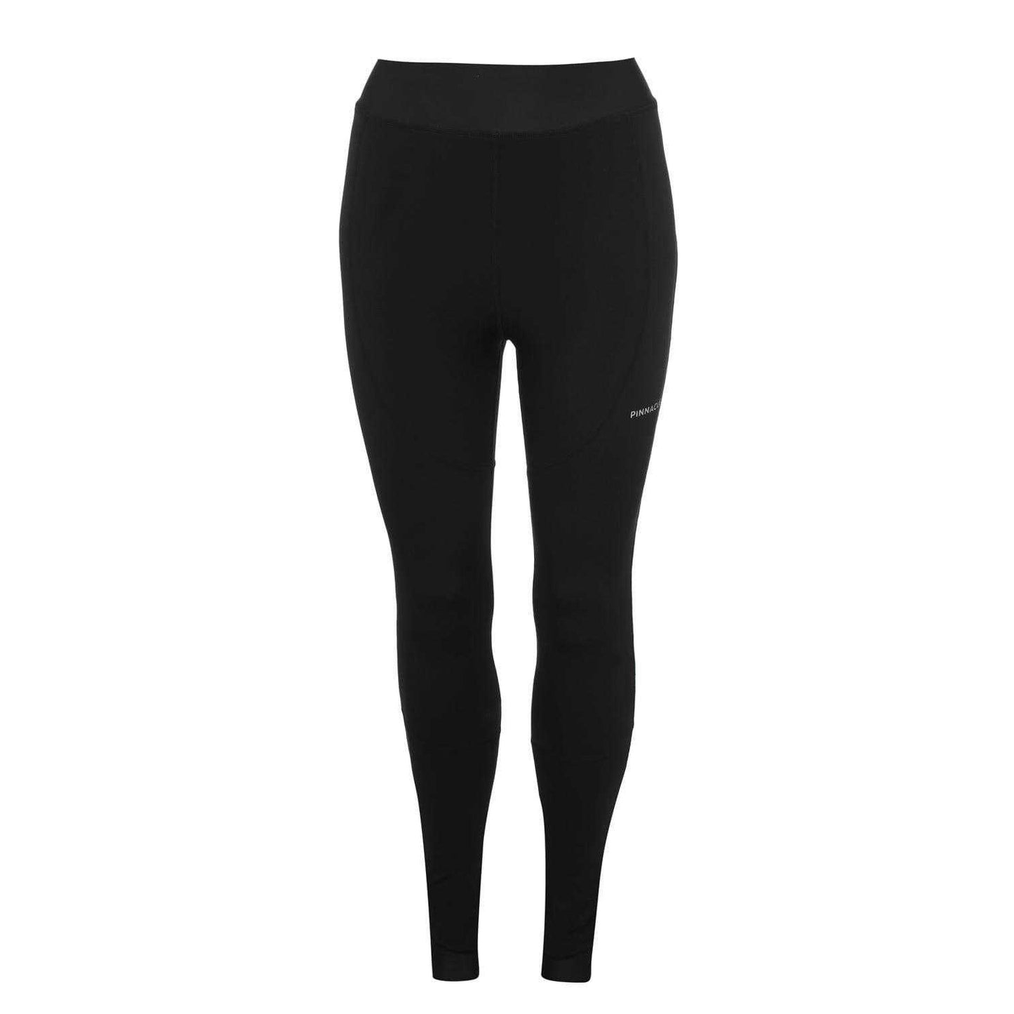 Black - Front - Pinnacle Womens-Ladies Thermal Cycling Tights