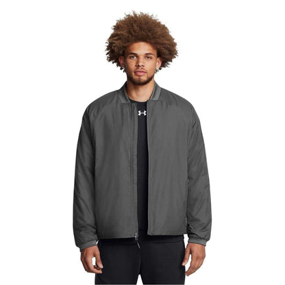 Grey - Lifestyle - Under Armour Mens Unstoppable Bomber Jacket