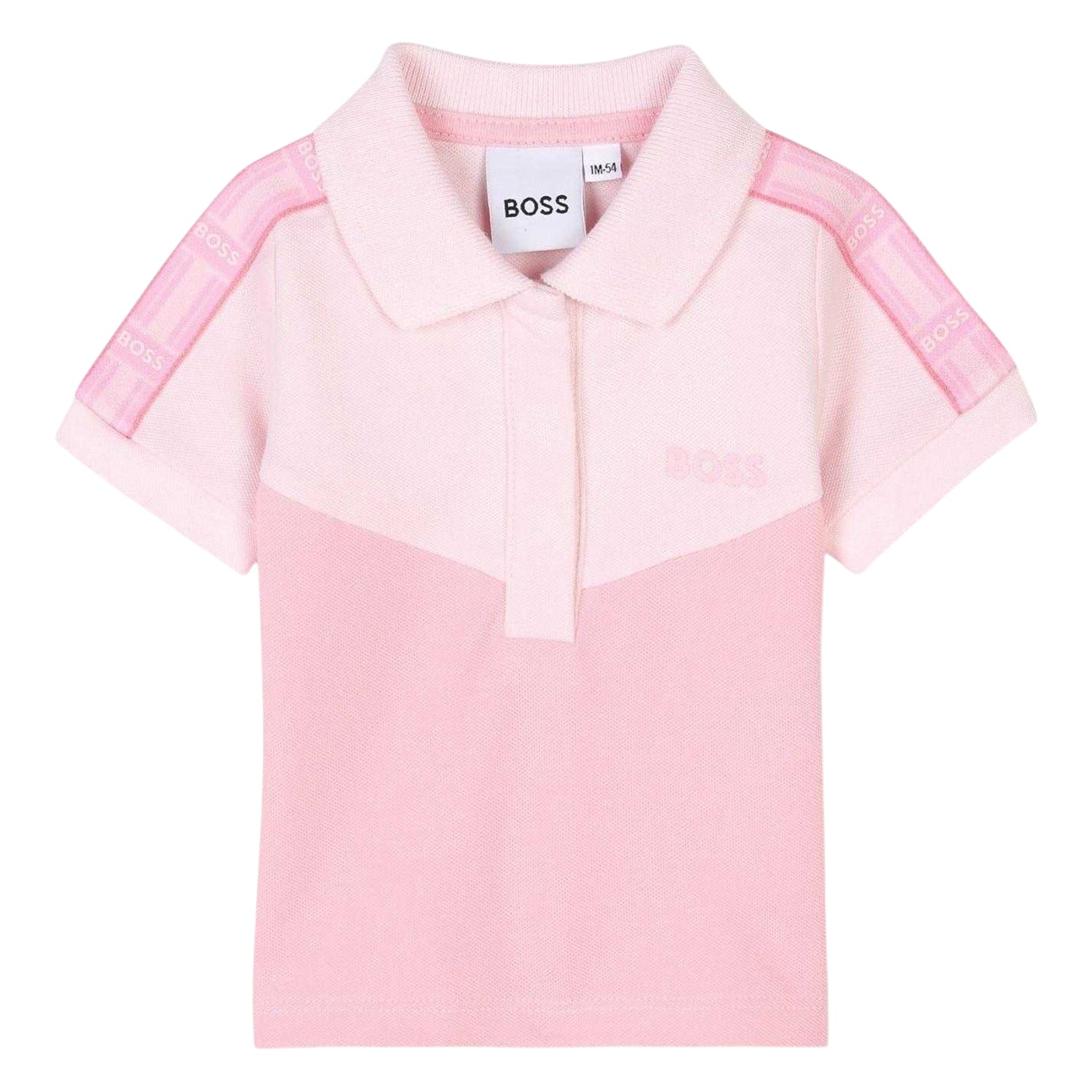 Pink - Side - Boss Baby Logo Shirt And Shorts Set