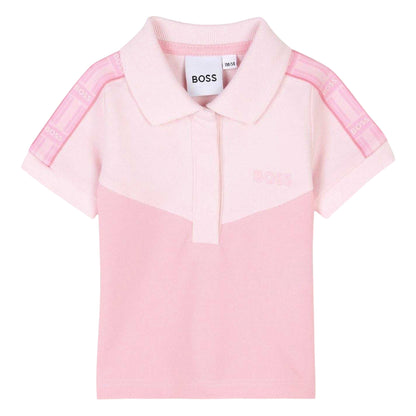 Pink - Side - Boss Baby Logo Shirt And Shorts Set