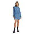 Denim - Side - Levis Womens-Ladies Shay Denim Shirt Dress