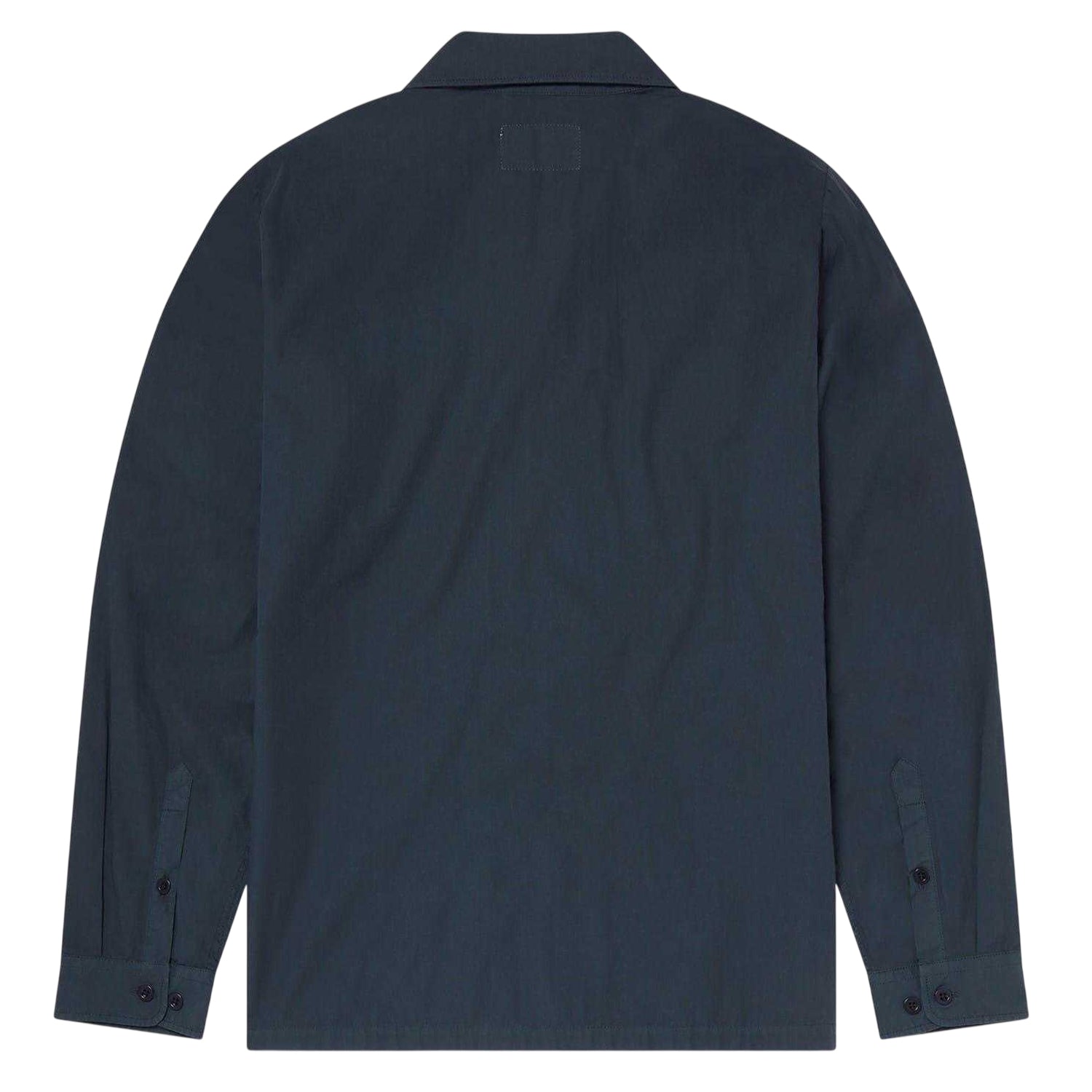 Kelp Green - Back - Albam Mens Revere Collar Long-Sleeved Shirt