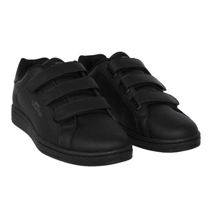 Black-Charcoal - Pack Shot - Slazenger Mens 3 Touch Fastening Strap Trainers