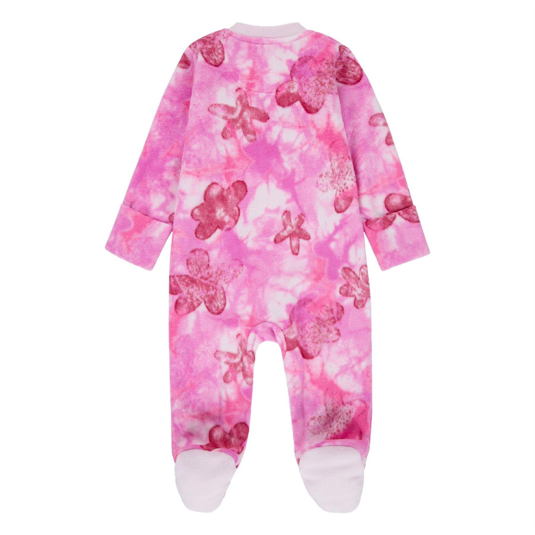 Mineral - Back - Nike Baby Club Sci-Dye Long-Sleeved Sleepsuit