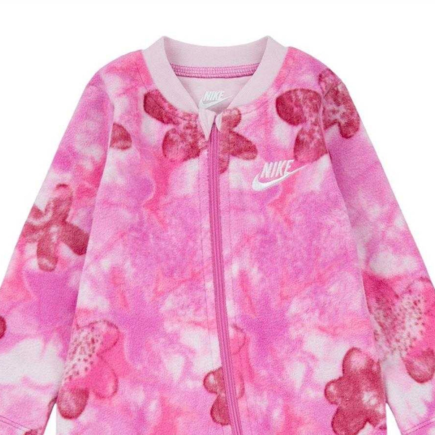Mineral - Side - Nike Baby Club Sci-Dye Long-Sleeved Sleepsuit