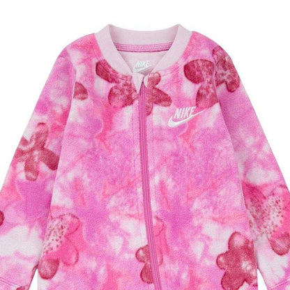 Mineral - Side - Nike Baby Club Sci-Dye Long-Sleeved Sleepsuit