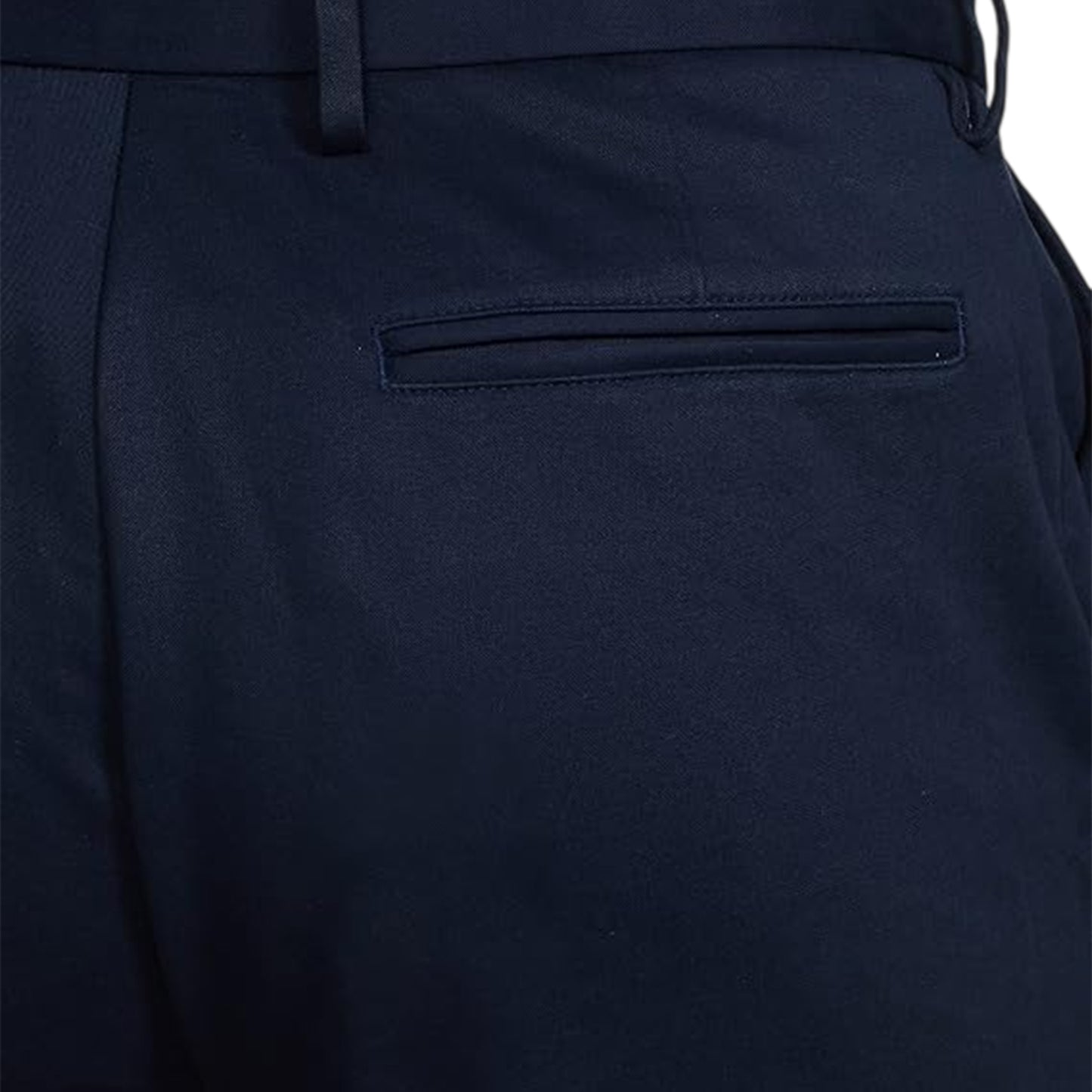Navy - Side - Howick Mens Chino Regular Trousers
