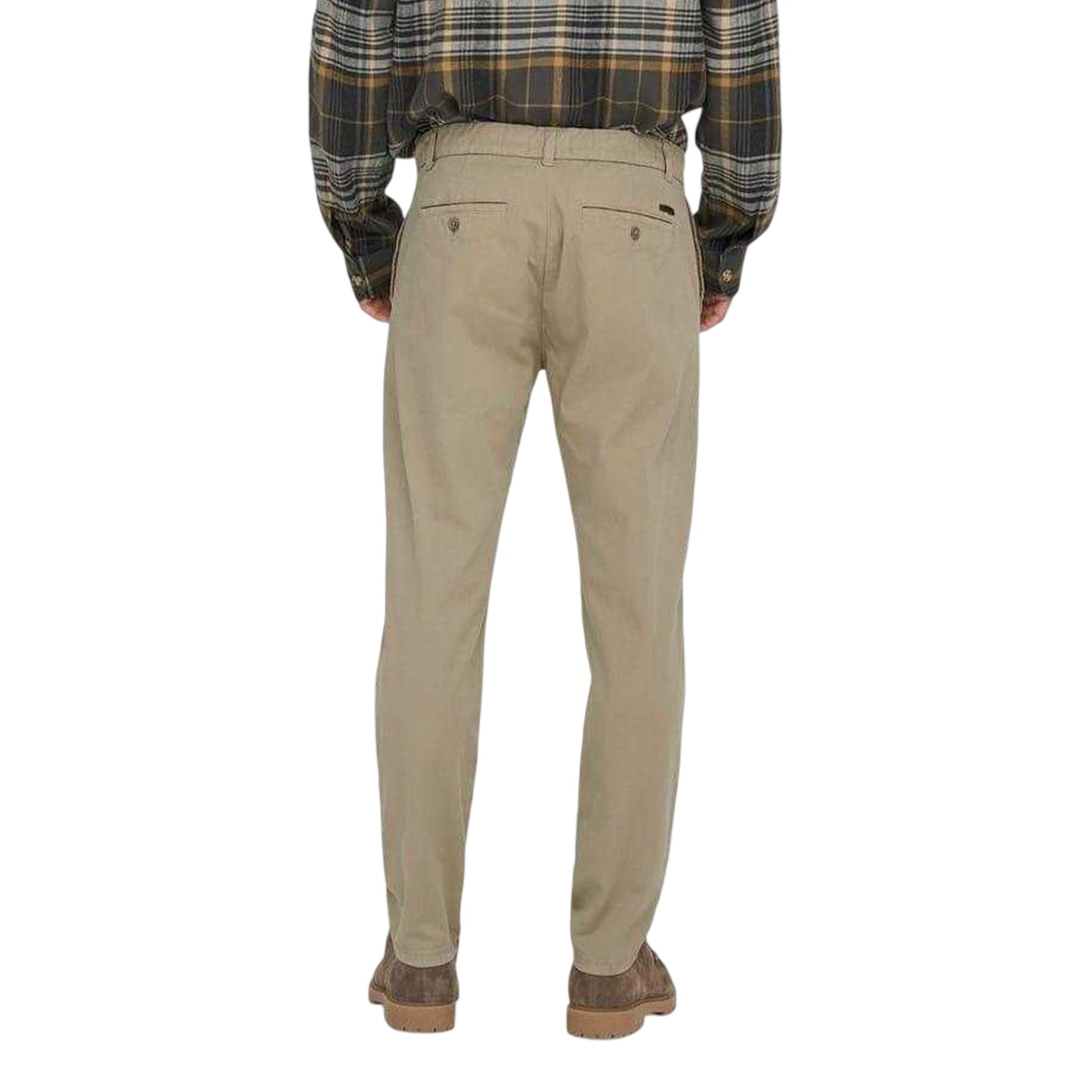 Coriander - Back - Only Mens Solid Chinos