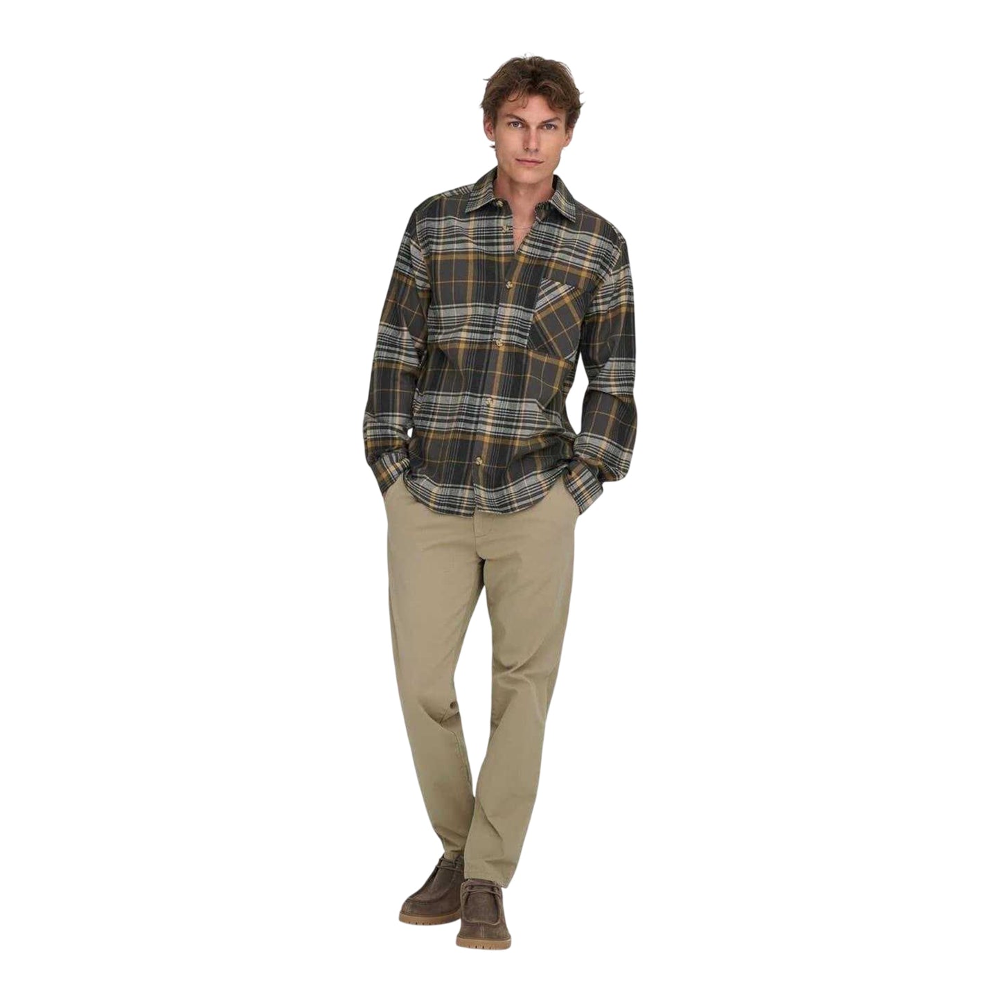 Coriander - Lifestyle - Only Mens Solid Chinos