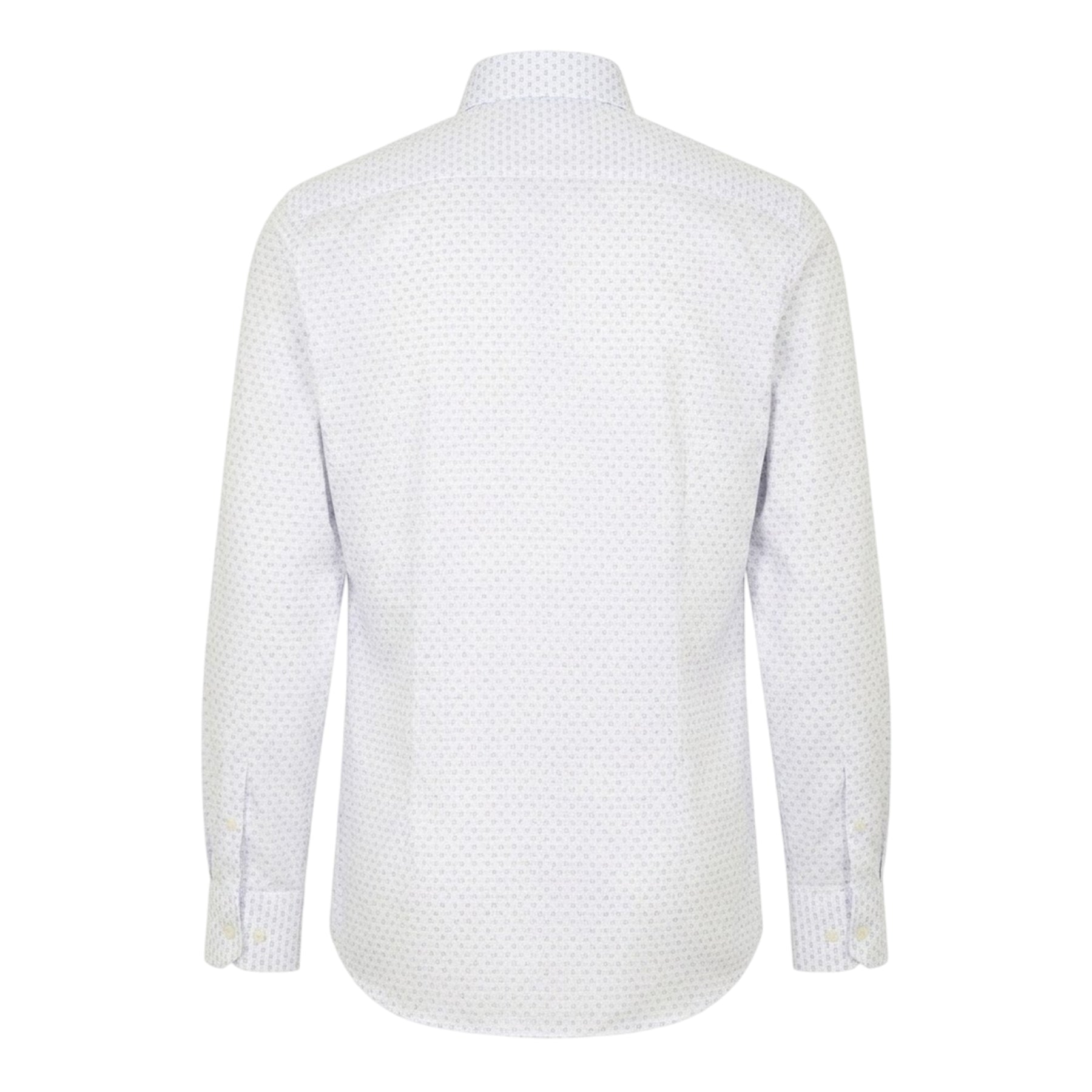 White - Back - Boss Mens Oxford Slim Shirt